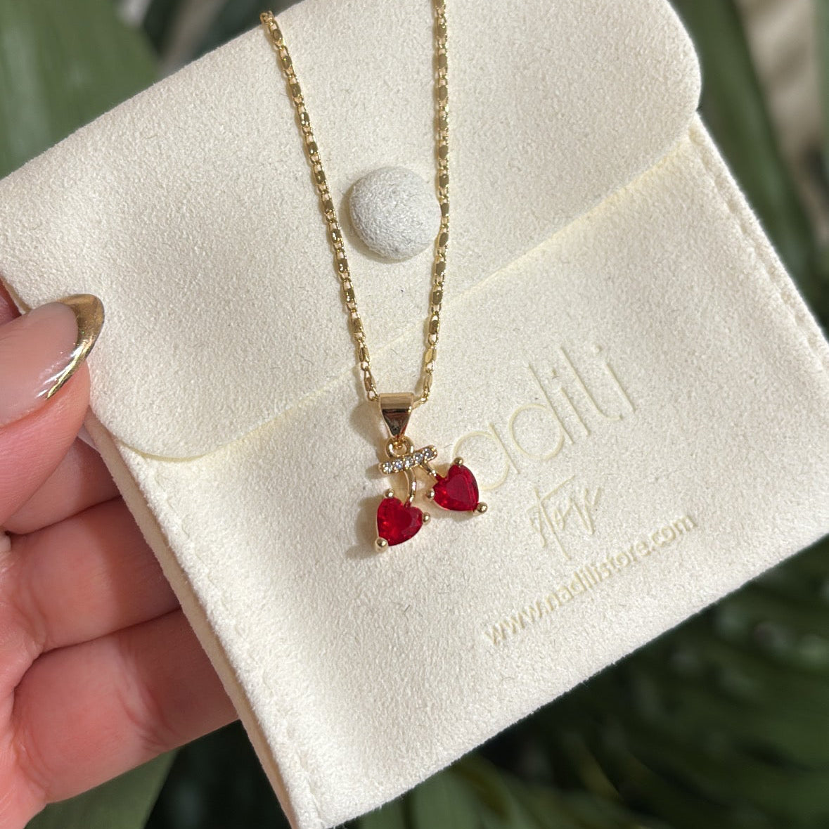 MINI CHERRY NECKLACE